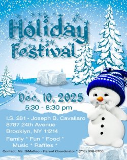 I.S. 281 Middle School - Holiday Festival