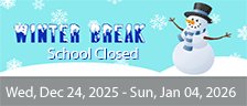 Winter Recess, schools closed