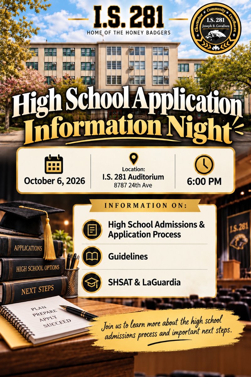 High School Application Information Night